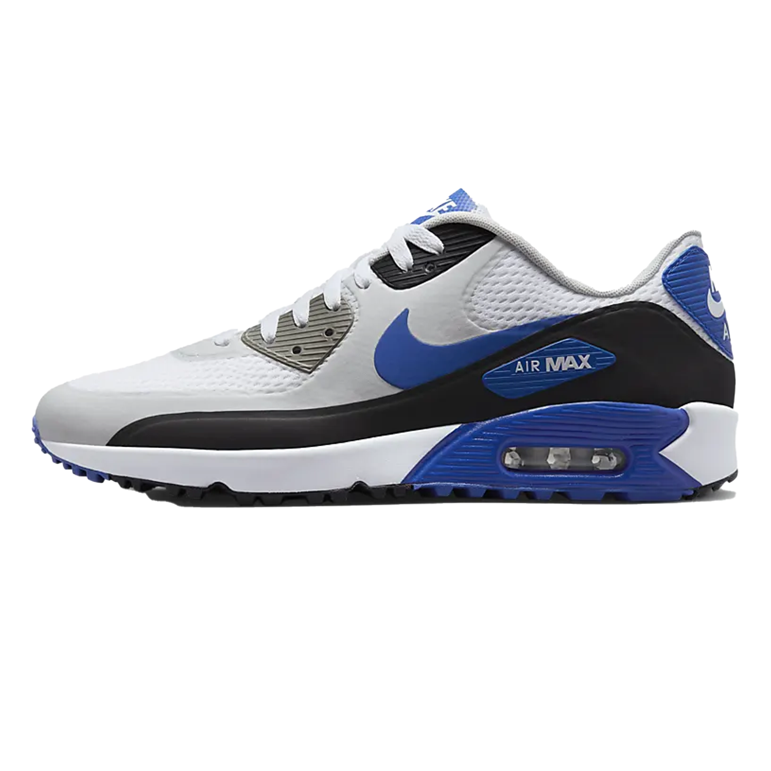 Nike Air Max 90 G Golf Shoes - White/Game Royal/Black/Photon Dust 5 Nike Air Max 90 G Golf Shoes - White/Game Royal/Black/Photon Dust - Image 3