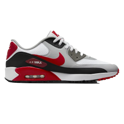 Nike Air Max 90 G Golf Shoes - White/University Red/Black/Photon Dust