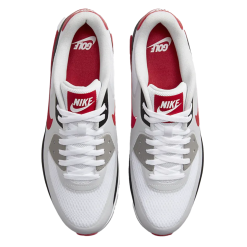 Nike Air Max 90 G Golf Shoes - White/University Red/Black/Photon Dust -All Wedges Shop nike airmax90g whiteuniversityredblackphotondust 4