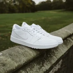 Nike Air Jordan 1 Low Golf Shoes - White -All Wedges Shop nike jordan white 1