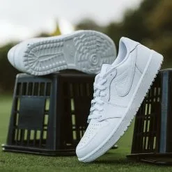 Nike Air Jordan 1 Low Golf Shoes - White -All Wedges Shop nike jordan white 4