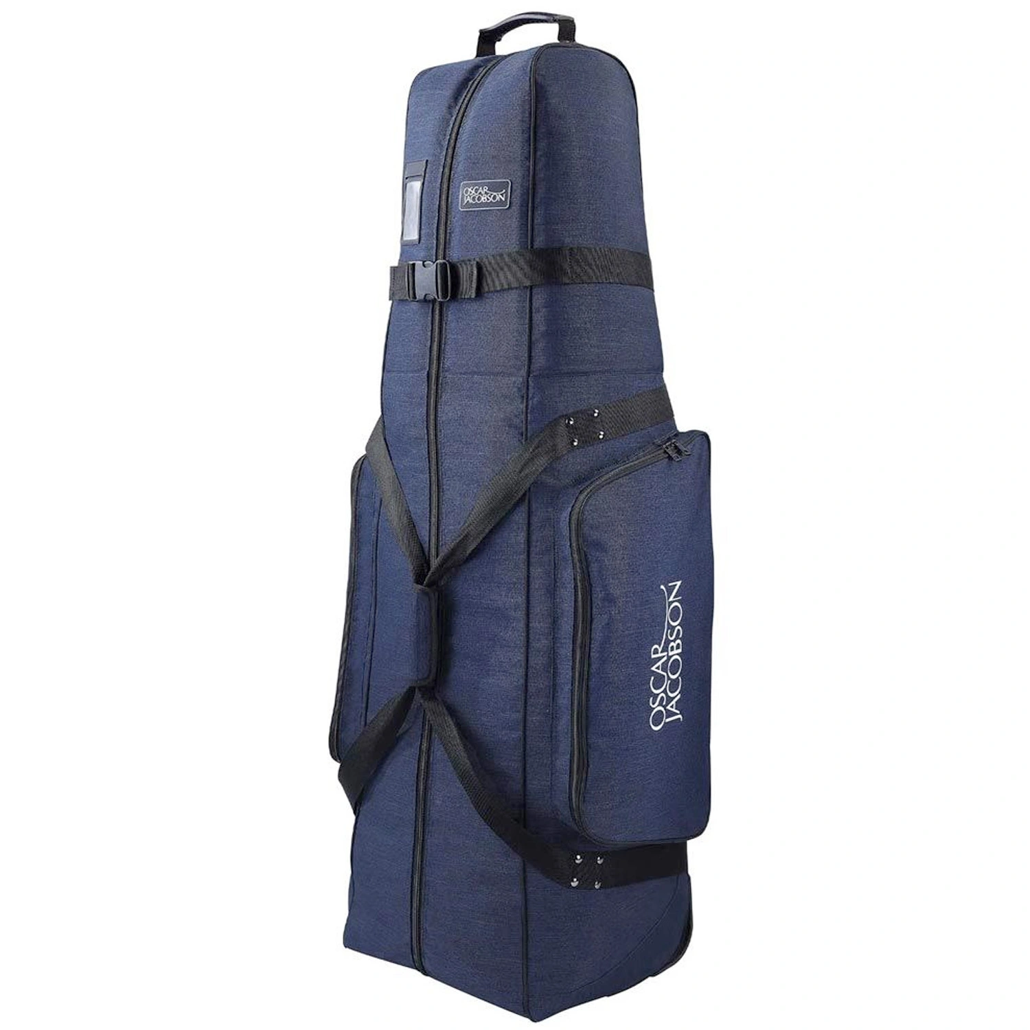 Oscar Jacobson Premium Wheeled Travel Cover - Blue 3 Oscar Jacobson Premium Wheeled Travel Cover - Blue