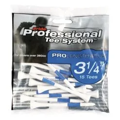 Pride PTS Pride Professional Tee System - Blue - 3.25'' Long - Packs Of 15, 75 Or 135 -All Wedges Shop pride blue pack 2 7414