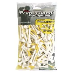 Pride PTS Pride Professional Tee System - Yellow - 2.75'' Long - Packs Of 20, 100 Or 175 -All Wedges Shop pride yellow pack 100 74142028129