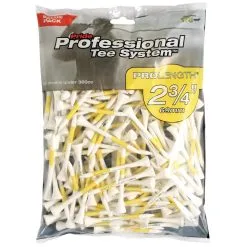 Pride PTS Pride Professional Tee System - Yellow - 2.75'' Long - Packs Of 20, 100 Or 175 -All Wedges Shop pride yellow pack 175 7414