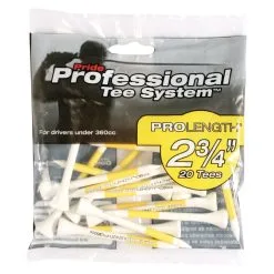 Pride PTS Pride Professional Tee System - Yellow - 2.75'' Long - Packs Of 20, 100 Or 175 -All Wedges Shop pride yellow pack 2 74142028129