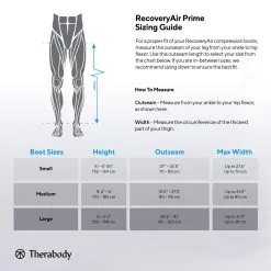 Theragun Therabody Recovery Air Prime Compression Legs -All Wedges Shop primeinfo 5