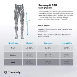 Theragun Therabody Recovery Air Pro Compression Legs 25 Theragun Therabody Recovery Air Pro Compression Legs -All Wedges Shop proinfo 5