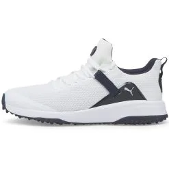 PUMA Fusion Evo Golf Shoes - Puma White/Navy Blazer