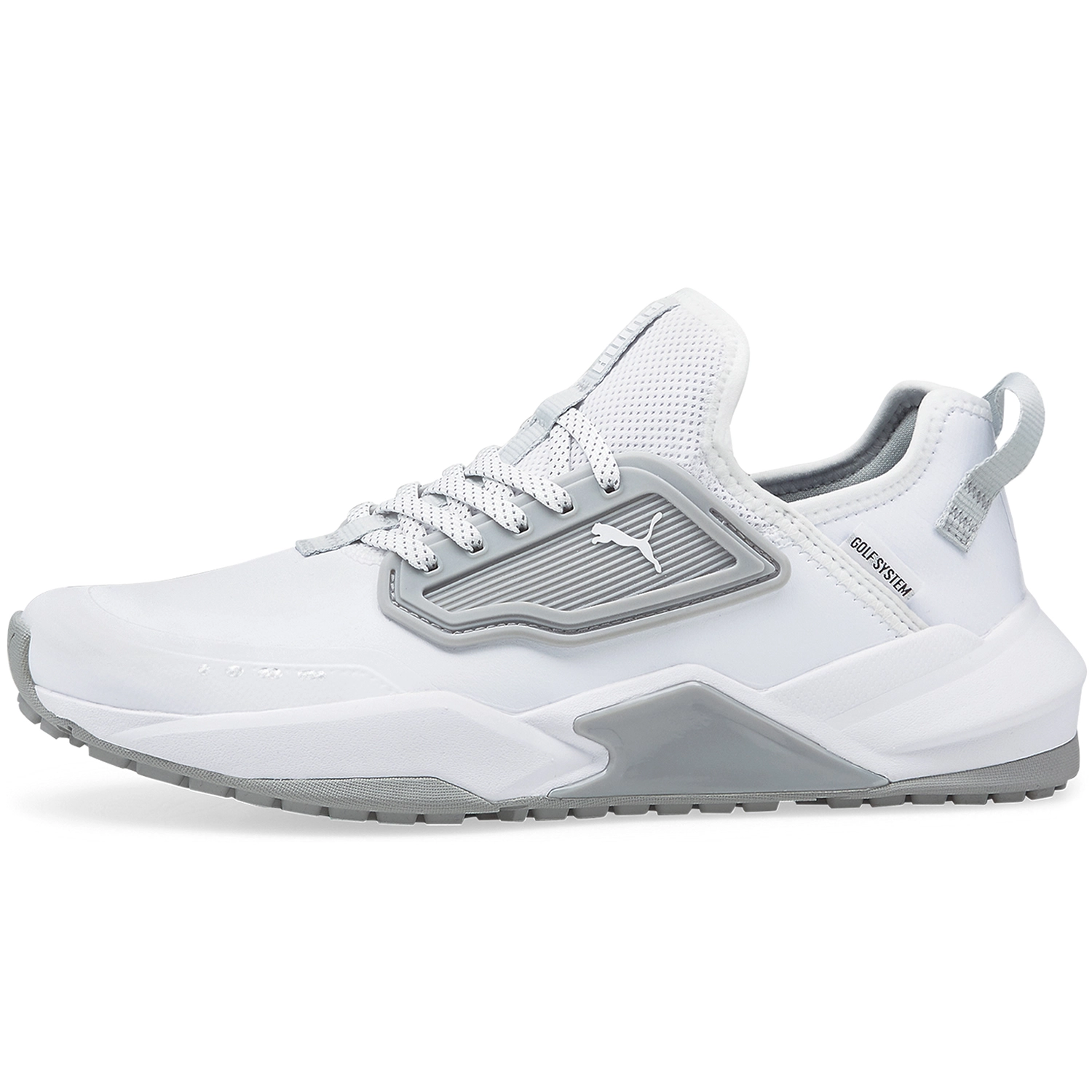 PUMA GS-One Golf Shoes - Puma White/High Rise/High Rise 3 PUMA GS-One Golf Shoes - Puma White/High Rise/High Rise