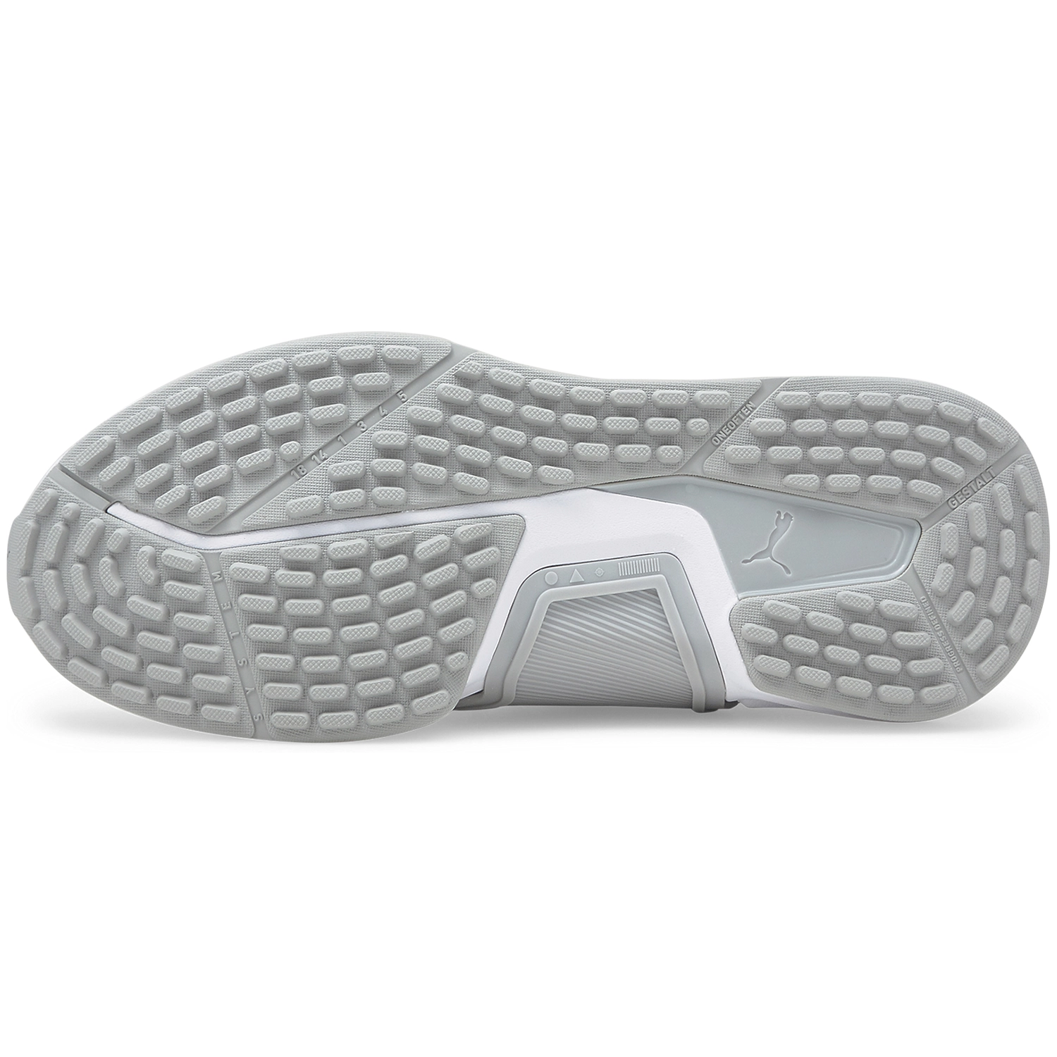 PUMA GS-One Golf Shoes - Puma White/High Rise/High Rise 4 PUMA GS-One Golf Shoes - Puma White/High Rise/High Rise - Image 2