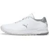 PUMA PROADAPT ALPHACAT Leather Golf Shoes - Puma White/Puma Silver -All Wedges Shop puma 3760442001 2