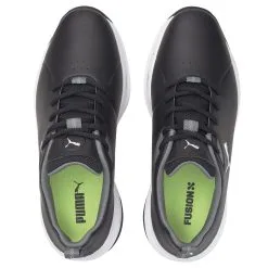 PUMA Fusion FX Tech Golf Shoes - Puma Black/Puma Silver/Quite Shade -All Wedges Shop puma 3760812002 7