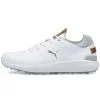 PUMA IGNITE ARTICULATE Leather Golf Shoes - Puma White/Puma Silver -All Wedges Shop puma 3761552001 2