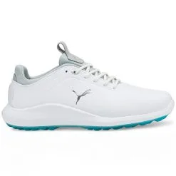 PUMA IGNITE Pro Ladies Golf Shoes - Puma White/Puma Silver/Scuba Blue
