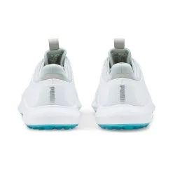 PUMA IGNITE Pro Ladies Golf Shoes - Puma White/Puma Silver/Scuba Blue -All Wedges Shop puma 3765832001 6