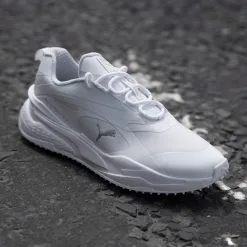 PUMA GS-FAST Golf Shoes - Puma White 20 PUMA GS-FAST Golf Shoes - Puma White -All Wedges Shop puma GS FAST white lifestyle 1