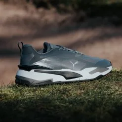PUMA GS-FAST Golf Shoes - Quiet Shade/Puma Black -All Wedges Shop puma GSFAST grey 4
