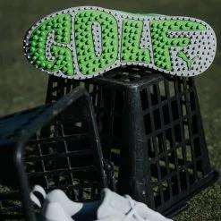 PUMA GS-FAST Golf Shoes - Puma White/Flat Light Gray/Puma Green 18 PUMA GS-FAST Golf Shoes - Puma White/Flat Light Gray/Puma Green -All Wedges Shop puma GSFAST white 2