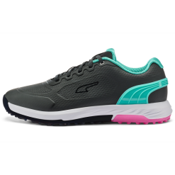 PUMA ALPHACAT Nitro Golf Shoes - Puma Black/Aqua Green/Shocking Pink