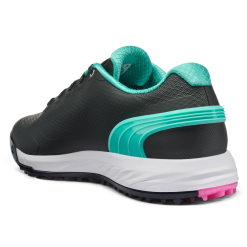 PUMA ALPHACAT Nitro Golf Shoes - Puma Black/Aqua Green/Shocking Pink 9 PUMA ALPHACAT Nitro Golf Shoes - Puma Black/Aqua Green/Shocking Pink -All Wedges Shop puma alphacatnitro pumablackaquagreenshockingpink 323