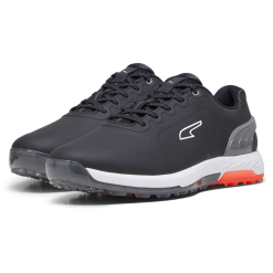 PUMA ALPHACAT Nitro Golf Shoes - Puma Black/Quiet Shade/Red Blast -All Wedges Shop puma alphacatnitro pumablackaquagreenshockingpink2 1