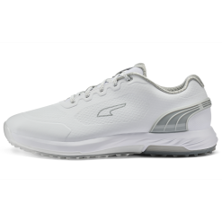 PUMA ALPHACAT Nitro Golf Shoes - Puma White/Flat Light Grey/Puma Silver