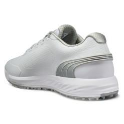 PUMA ALPHACAT Nitro Golf Shoes - Puma White/Flat Light Grey/Puma Silver -All Wedges Shop puma alphacatnitro pumawhiteflatlightgreypumasilver 4