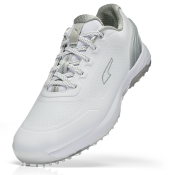 PUMA ALPHACAT Nitro Golf Shoes - Puma White/Flat Light Grey/Puma Silver -All Wedges Shop puma alphacatnitro pumawhiteflatlightgreypumasilver 5