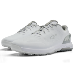 PUMA ALPHACAT Nitro Golf Shoes - Puma White/Flat Light Grey/Puma Silver -All Wedges Shop puma alphacatnitro pumawhiteflatlightgreypumasilver 6