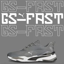 PUMA GS-FAST Golf Shoes - Quiet Shade/Puma Black -All Wedges Shop puma gsfast quietshadeblack 6