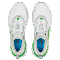 PUMA GS-FAST Golf Shoes - Puma White/Flat Light Gray/Puma Green 14 PUMA GS-FAST Golf Shoes - Puma White/Flat Light Gray/Puma Green -All Wedges Shop puma gsfast whitegreygreen 3