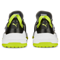 PUMA GS-One Golf Shoes - Quiet Shade/Puma Black/Lime Punch -All Wedges Shop puma gsone quietblacklime 3