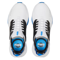 PUMA GS-One Golf Shoes - Puma White/Puma Black/Puma Team Royal -All Wedges Shop puma gsone whiteblackroyal 3