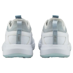 PUMA Ignite Malibu Ladies Golf Shoes - Puma White/Puma Silver/Lucite -All Wedges Shop puma ignitemalibu whitesilver 3