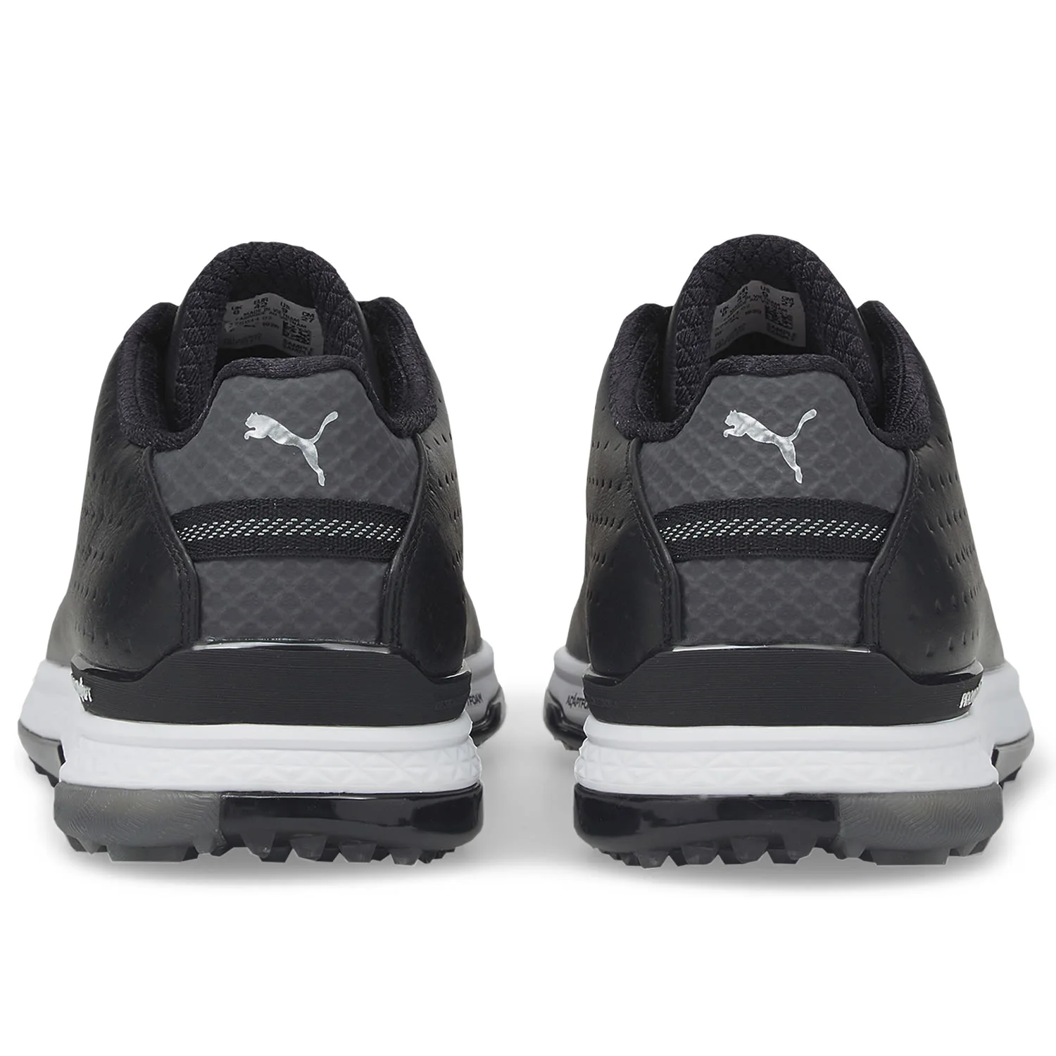 PUMA PROADAPT ALPHACAT Leather Golf Shoes - Puma Black/Puma Silver 7 PUMA PROADAPT ALPHACAT Leather Golf Shoes - Puma Black/Puma Silver - Image 5