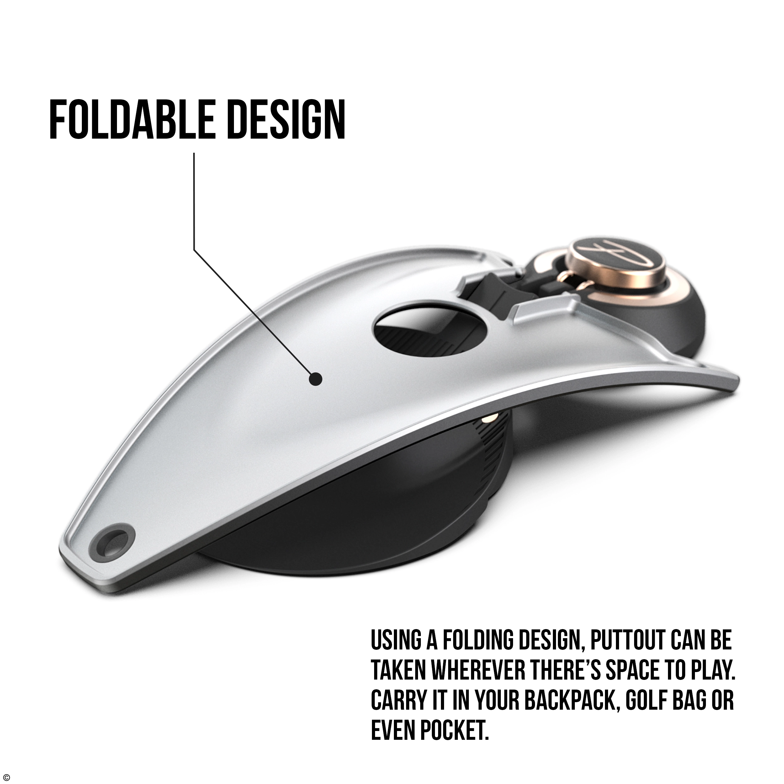 PuttOUT Platinum Premium Pressure Putt Trainer 7 PuttOUT Platinum Premium Pressure Putt Trainer - Image 5