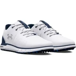 Under Armour HOVR Fade 2 Spikeless Golf Shoes - White/Academy -All Wedges Shop s7.3026970 101 PAIR