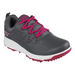 Skechers GO GOLF Pro 2 Ladies Golf Shoes - Charcoal/Pink -All Wedges Shop skechers gogolf pro2 ladies charcoalpink 2