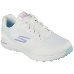 Skechers GO GOLF Max 2 Ladies Golf Shoes - White/Clear Print -All Wedges Shop skechers gogolf whiteclearprint 1
