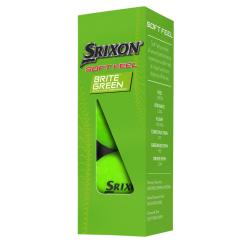 Srixon Soft Feel Brite Golf Balls - Green / Dozen -All Wedges Shop srixon sfbrite green 2