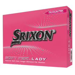 Srixon Soft Feel Ladies Golf Balls - Passion Pink / Dozen