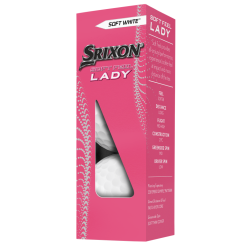 Srixon Soft Feel Ladies Golf Balls - White/ Dozen -All Wedges Shop srixon sfl white 2