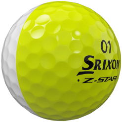 Srixon Z-STAR Divide Golf Balls 16 Srixon Z-STAR Divide Golf Balls -All Wedges Shop srixon zstardivide whiteyellow 6