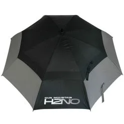 Sun Mountain H2NO 68 Inch Double Canopy Golf Umbrella - Grey/Black