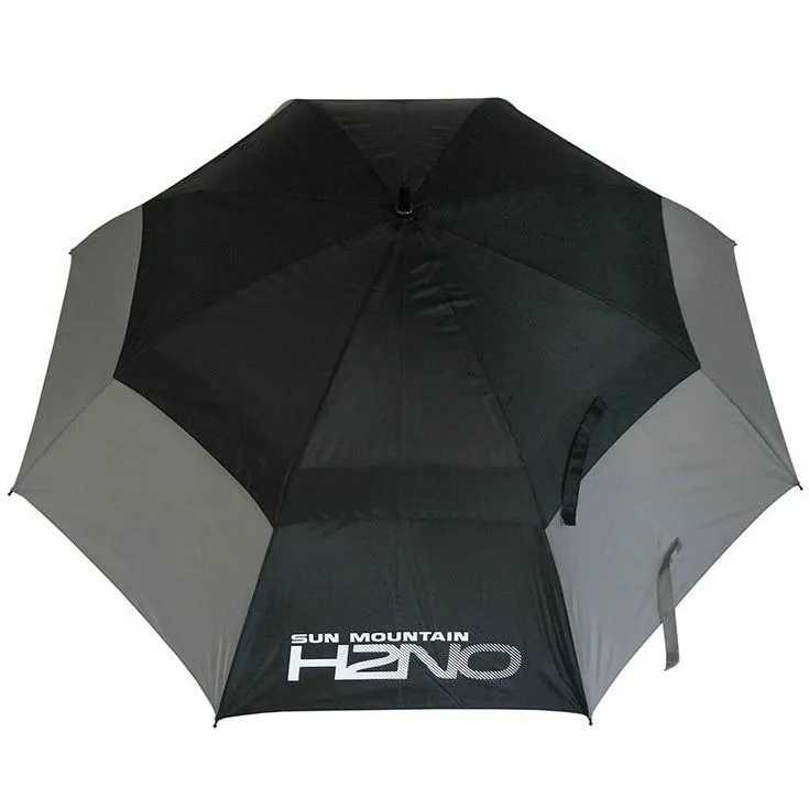 Sun Mountain H2NO 68 Inch Double Canopy Golf Umbrella - Grey/Black 3 Sun Mountain H2NO 68 Inch Double Canopy Golf Umbrella - Grey/Black