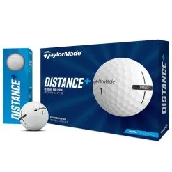 TaylorMade Distance+ Golf Balls - White / Dozen 11 TaylorMade Distance+ Golf Balls - White / Dozen -All Wedges Shop taylormade distance2B white 3