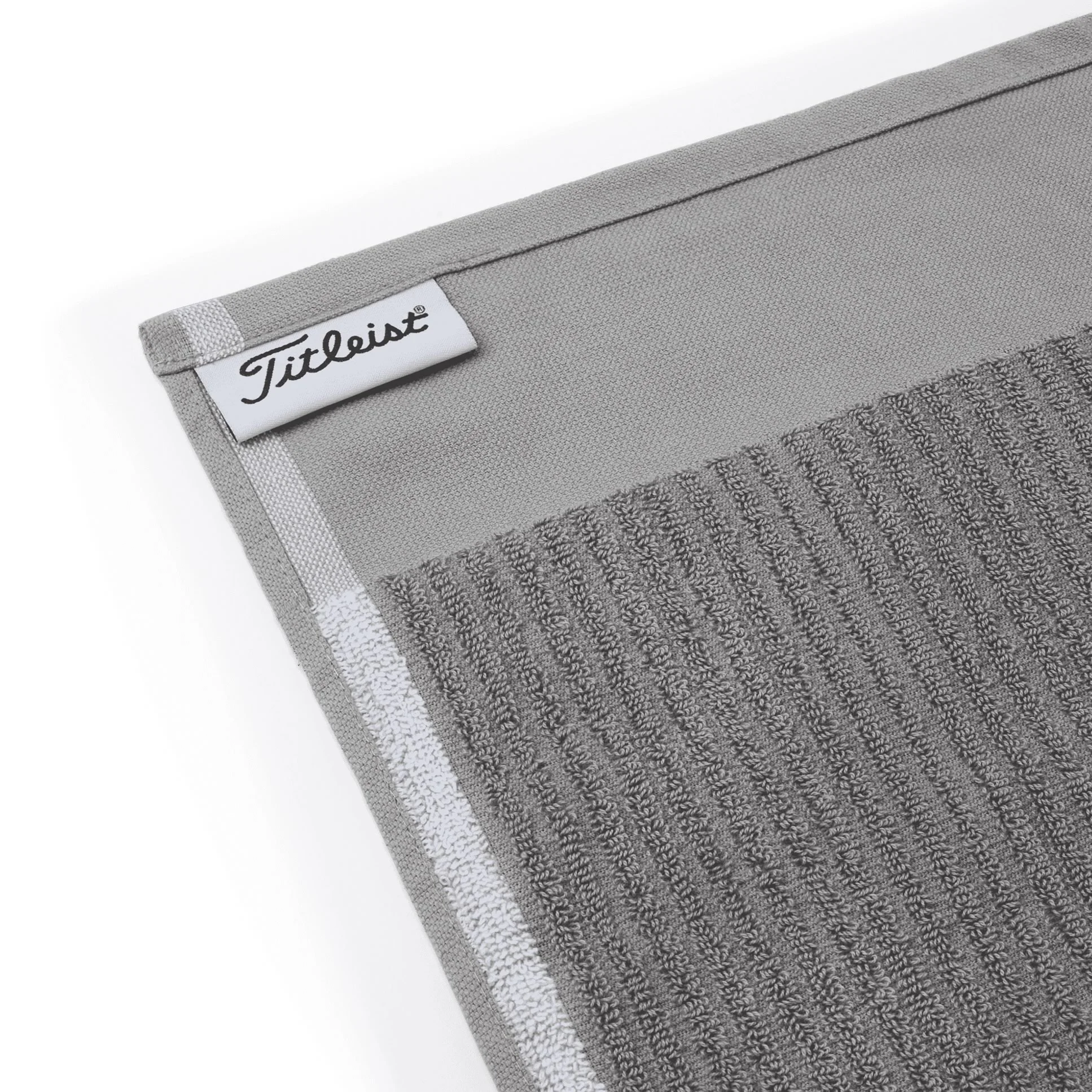 Titleist Players Terry Golf Towel - Grey/White 4 Titleist Players Terry Golf Towel - Grey/White - Image 2