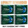 Titleist AVX Golf Balls - 4 For 3 (with Personalisation) - White / 4 Dozen -All Wedges Shop titleist loyalty rewarded avx white personalised 1