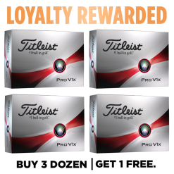 Titleist 2023 Pro V1x Golf Balls - 4 For 3 (with Personalisation) - White / 4 Dozen